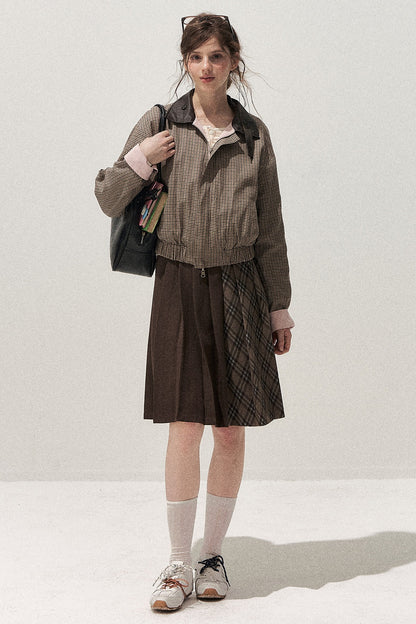 Reversible Houndstooth Jacket