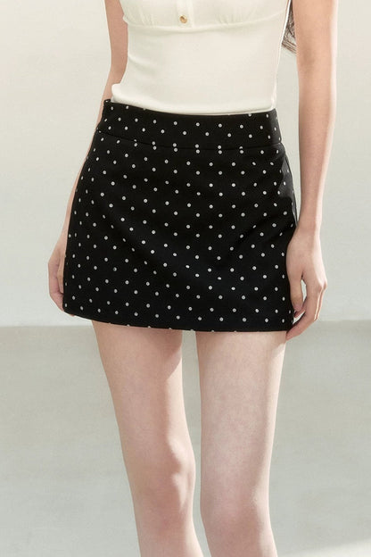 Versatile Polka Dot Skirt