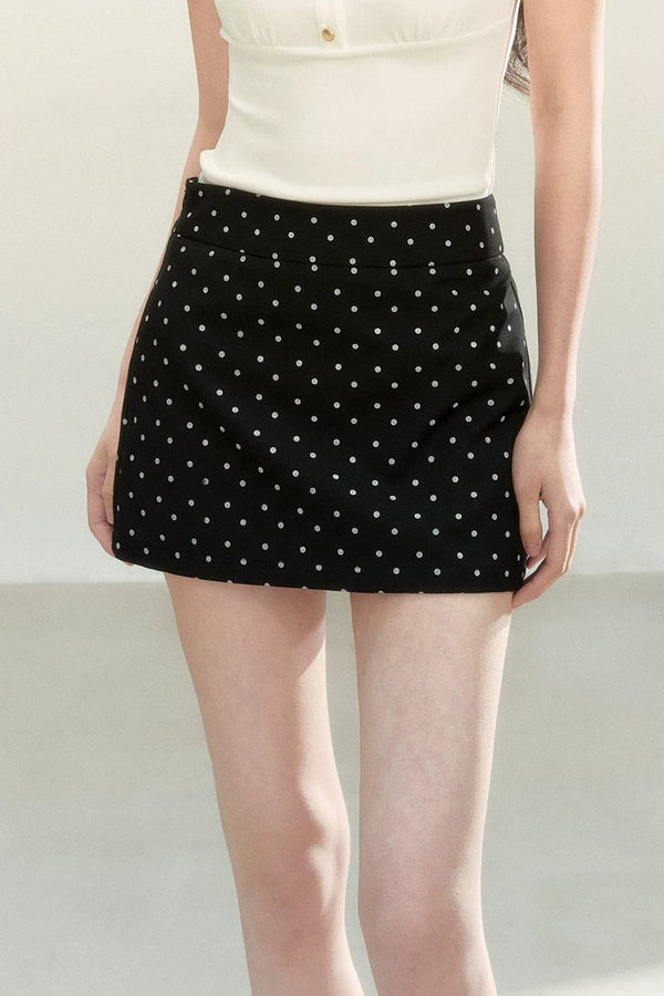 Versatile Polka Dot Skirt