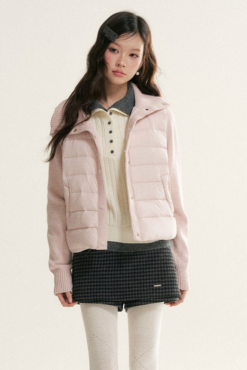 Color-Block Layered-Look Sweater
