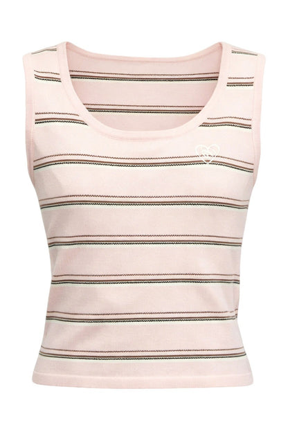 Retro Preppy Color-Blocking Shirt Knitted Vest and Skirt Set-Up