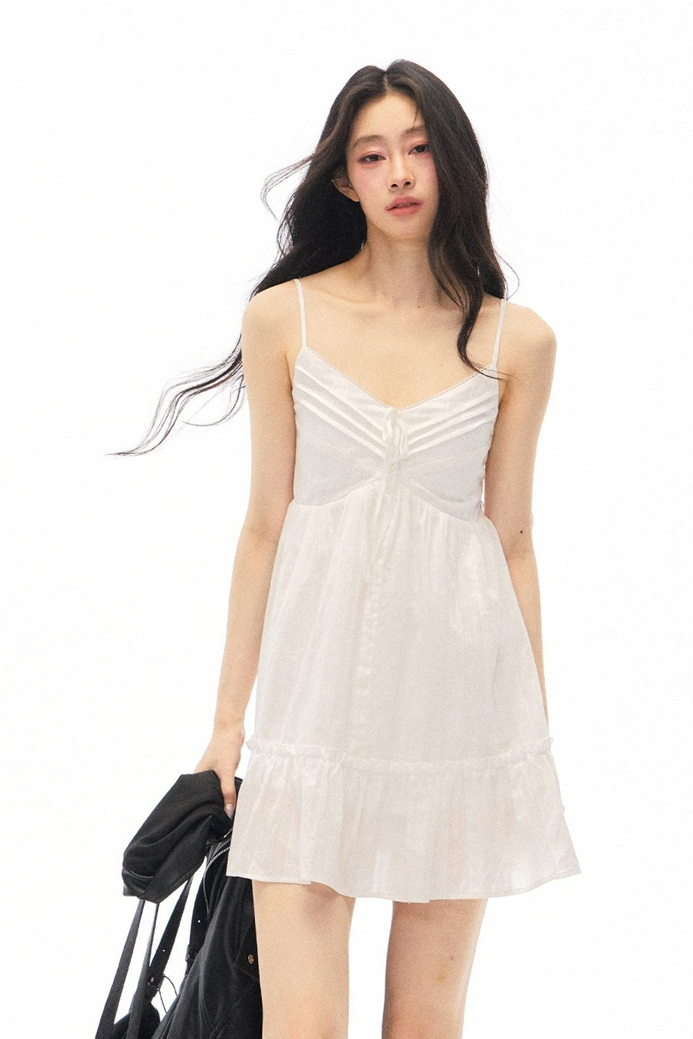 White Dress and Jacket Set-Up