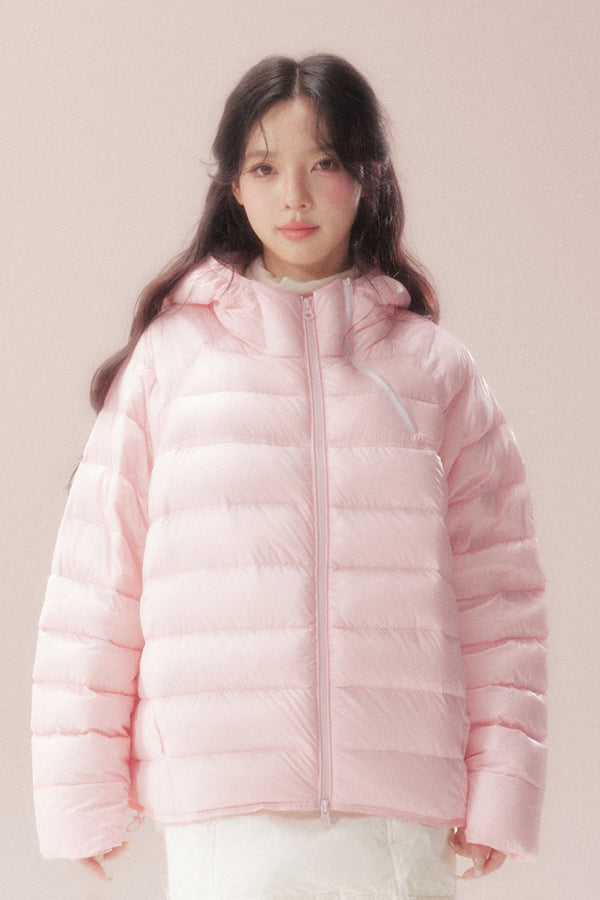 Silhouette Zipper Down Jacket