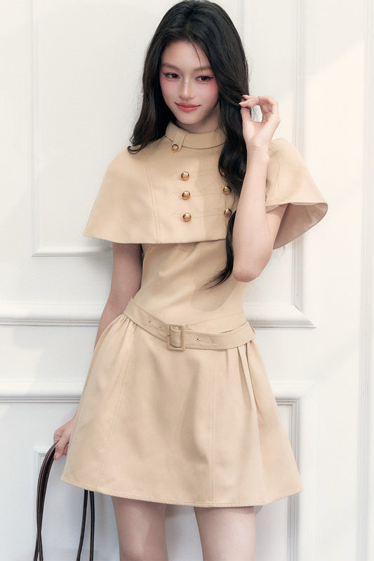 Cape Top and Halter Dress Set-Up