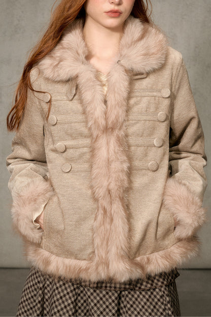 Napoleon Collar Down Jacket