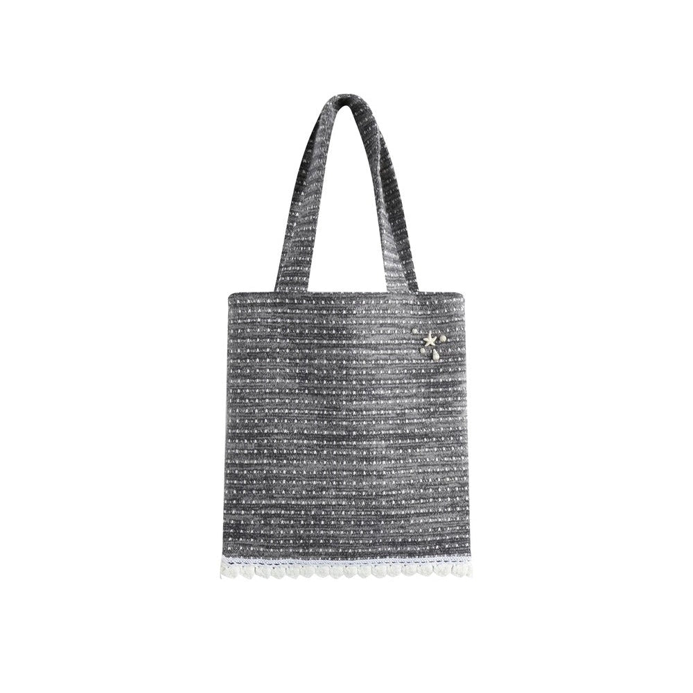 Retro Beaded Striped Envelope Bag