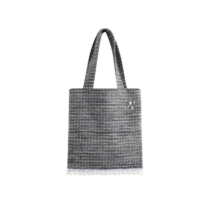 Retro Beaded Striped Envelope Bag