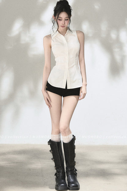 Layered-Look Knit Top Set-Up