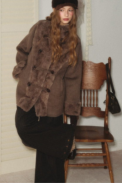 Mid-Length Double-Sided Woolen Jacket