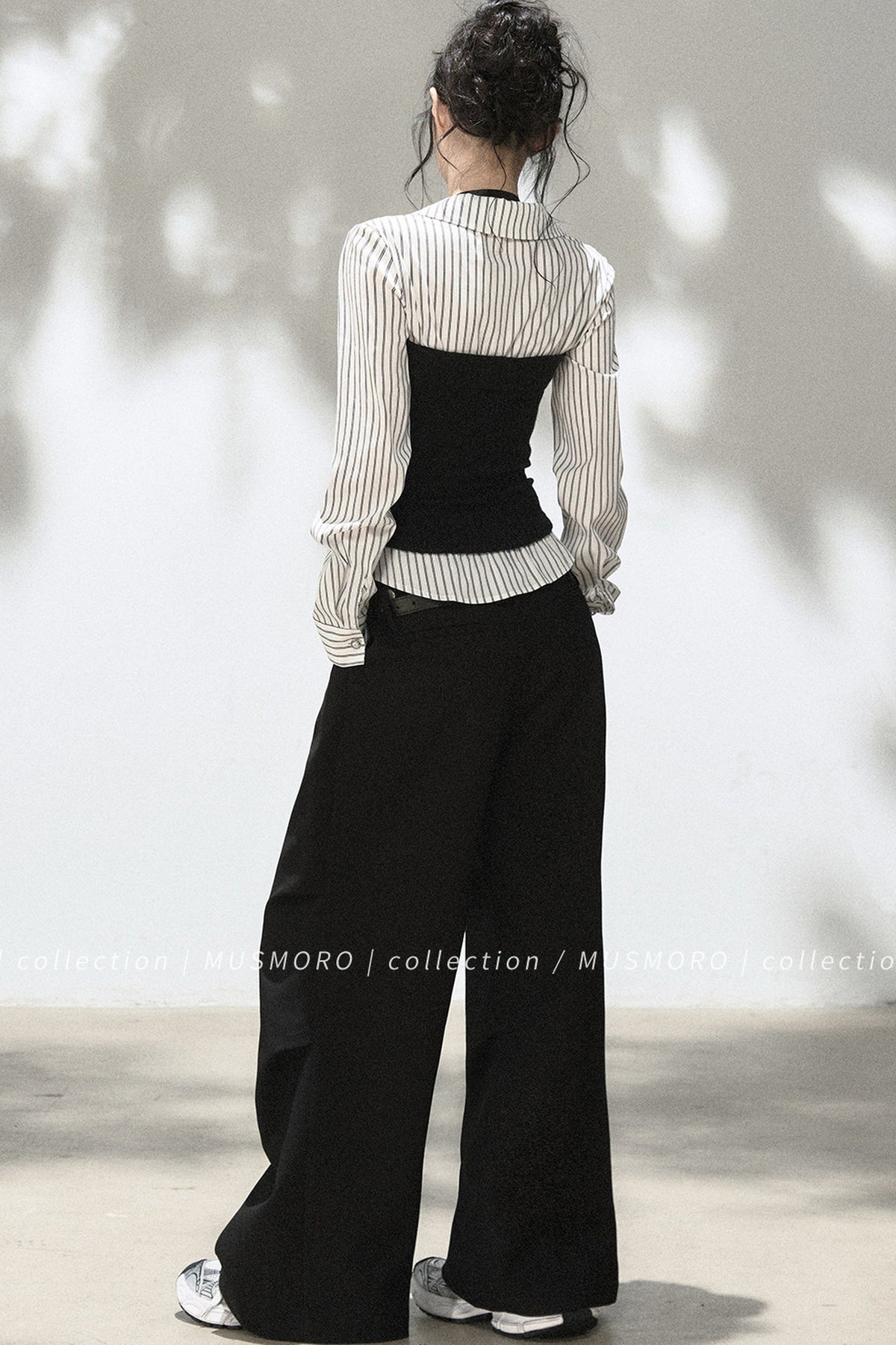 Loose Wide-Leg Trousers