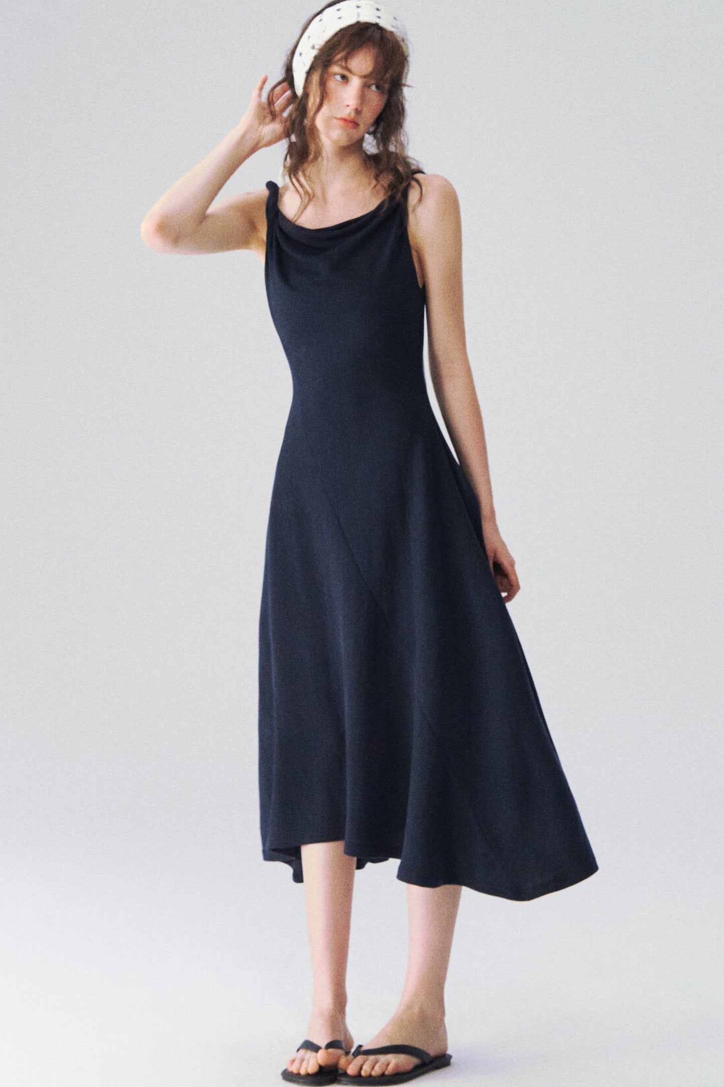 Twisted Strap Knit Dress