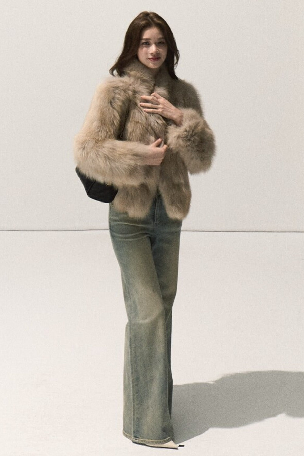Fluffy Fox Fur Vest