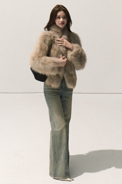 Fluffy Fox Fur Vest