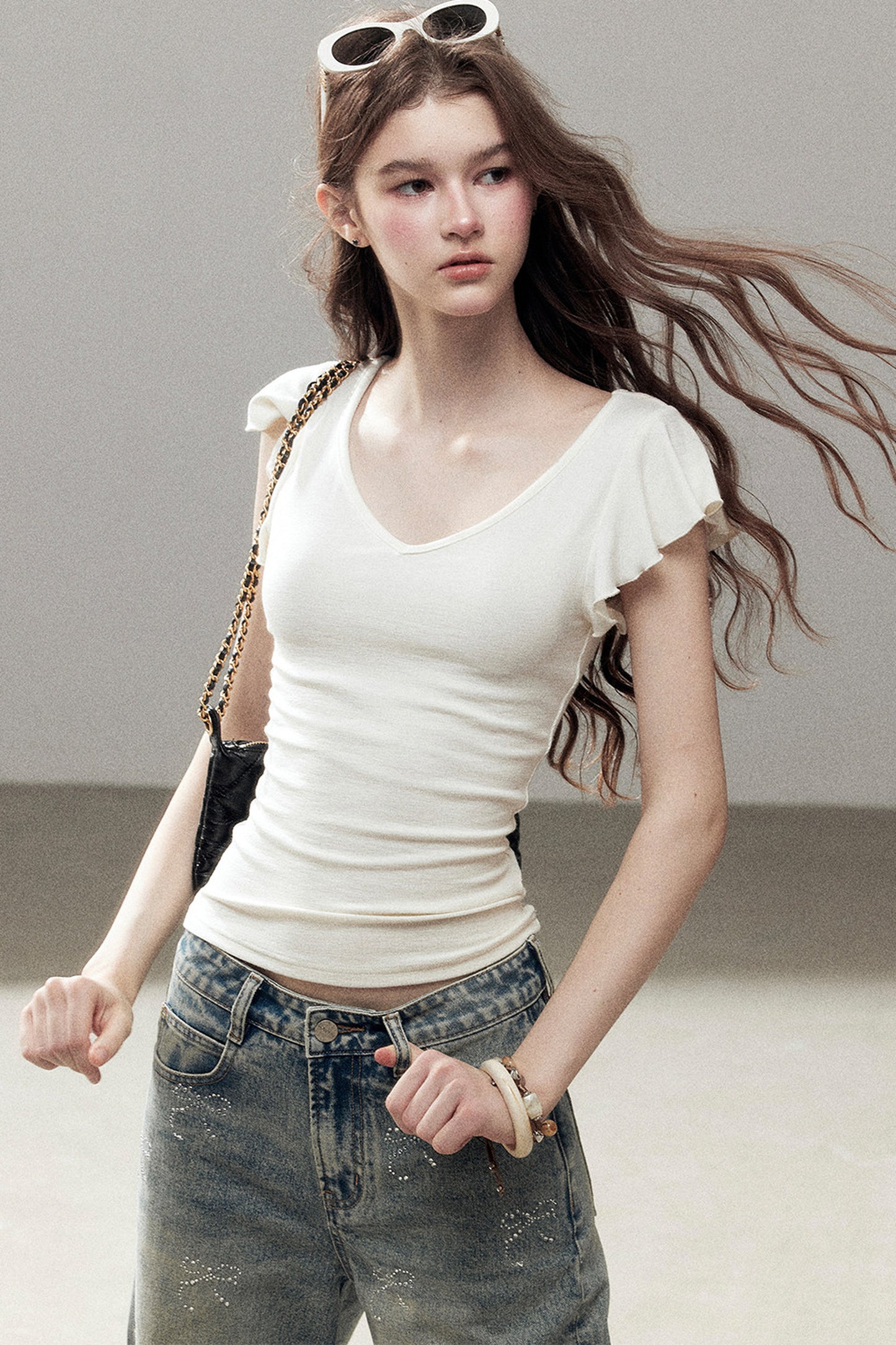 Summer Wind V-Neck Top
