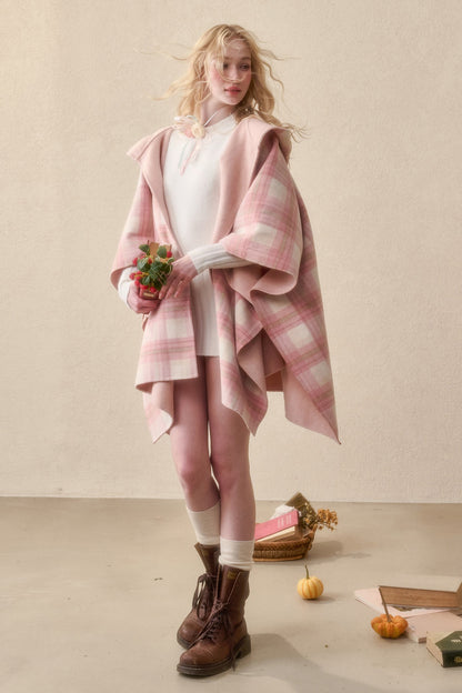 Reversible Wool Cape