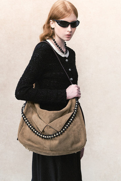 Genesis cardigan trasparente a maglia