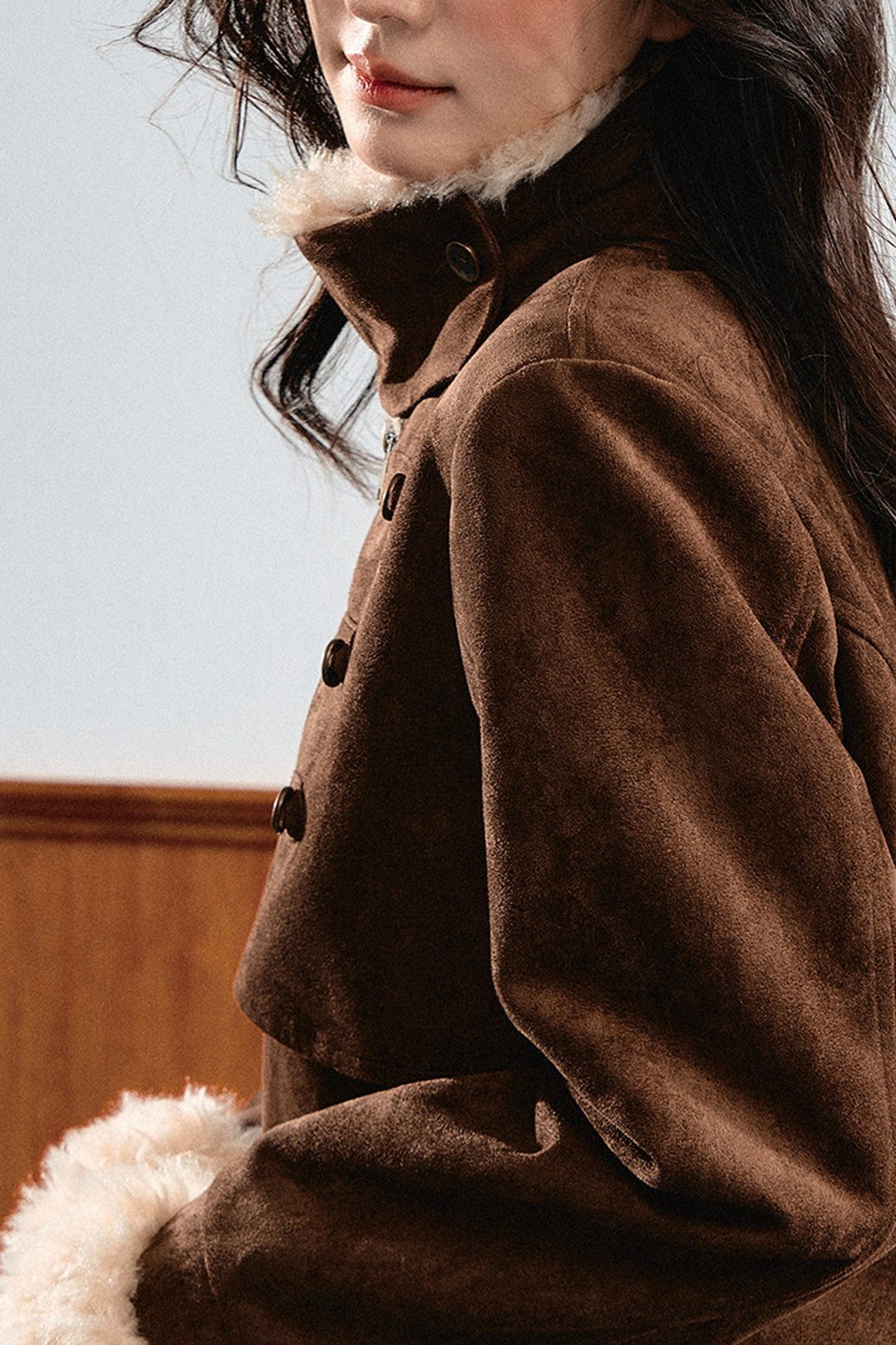 Suede Short Jacket