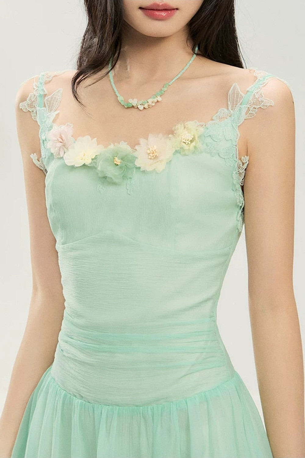 Backless Mesh Summer Dress