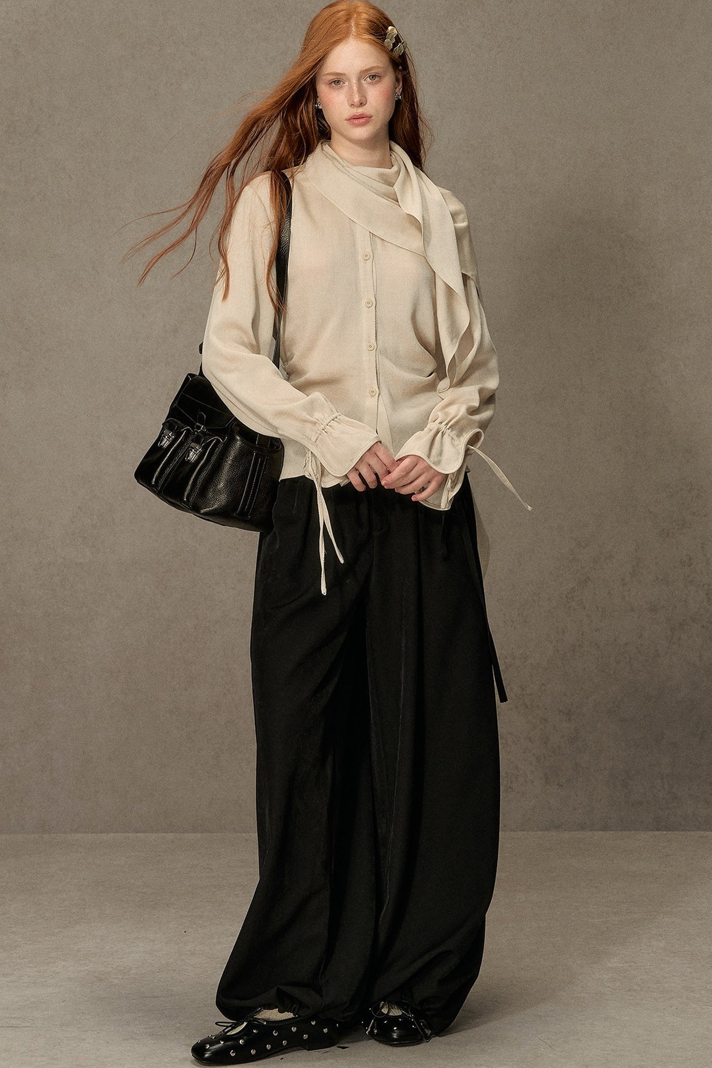Vintage Lantern Loose Pants