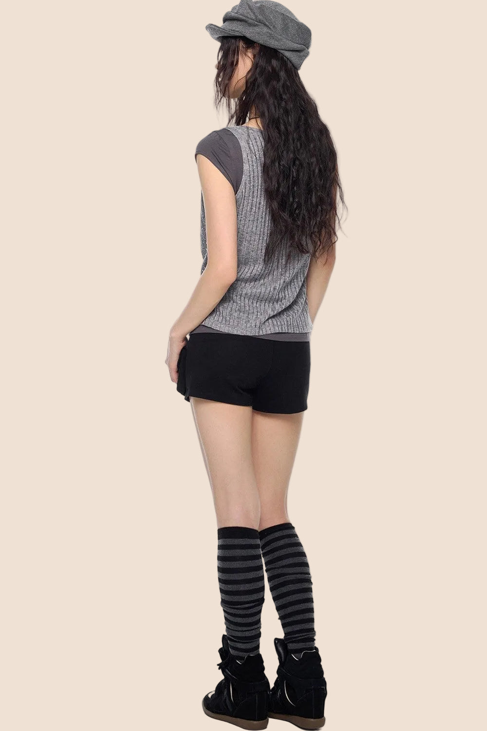 Vintage Scoop Neck Knit Top