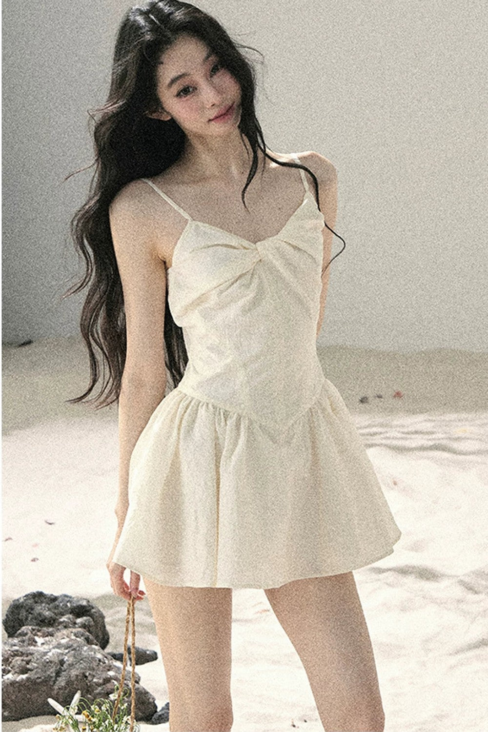 Misty French Puffy Dress Set