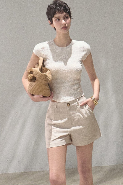 Old Money Linen Shorts