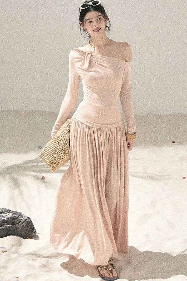 Sunset Elegance Top and Skirt Set-Up