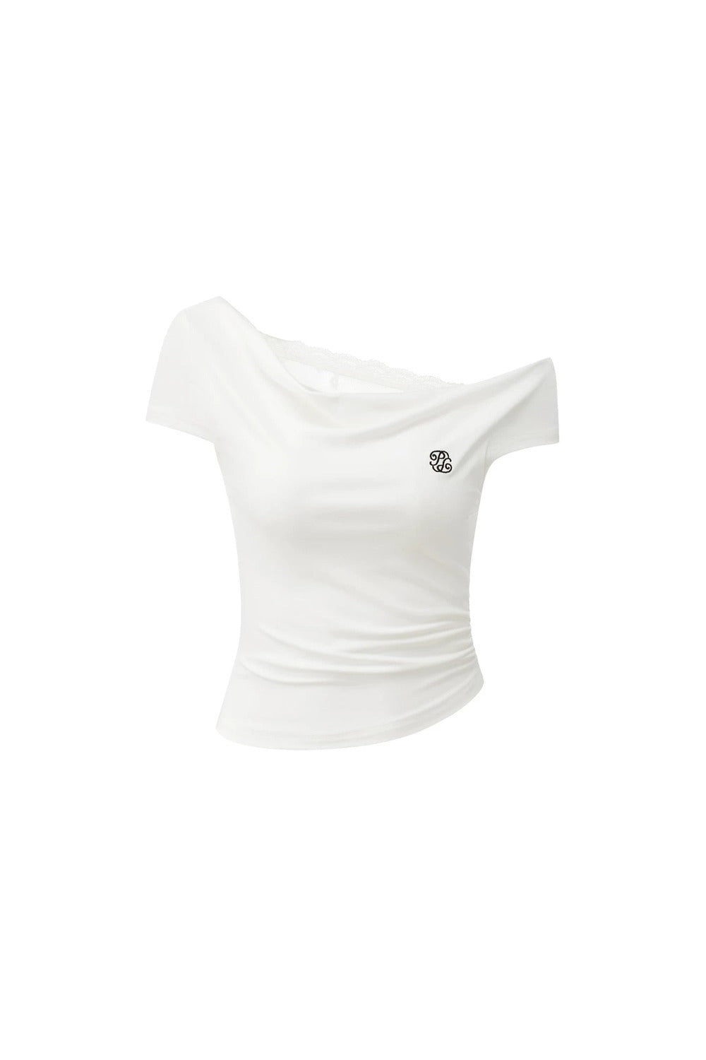 Lace Off-Shoulder T-Shirt