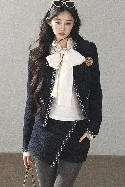 Ensemble veste en maille et pantalon Bluebell