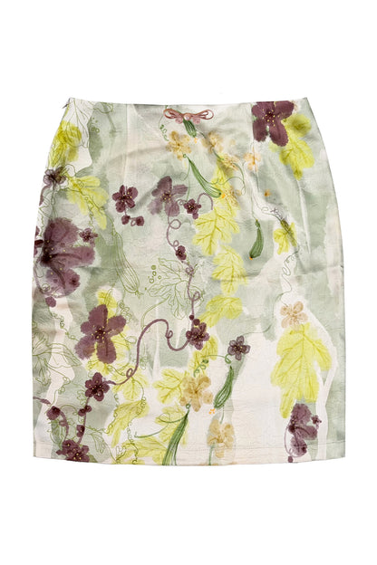 Satin Cheongsam Two-Piece Set-Up