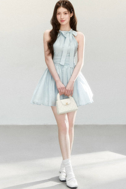 Elegant Blue Fairy Dress