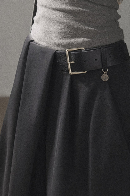 Lockere Damenhose mit weitem Bein