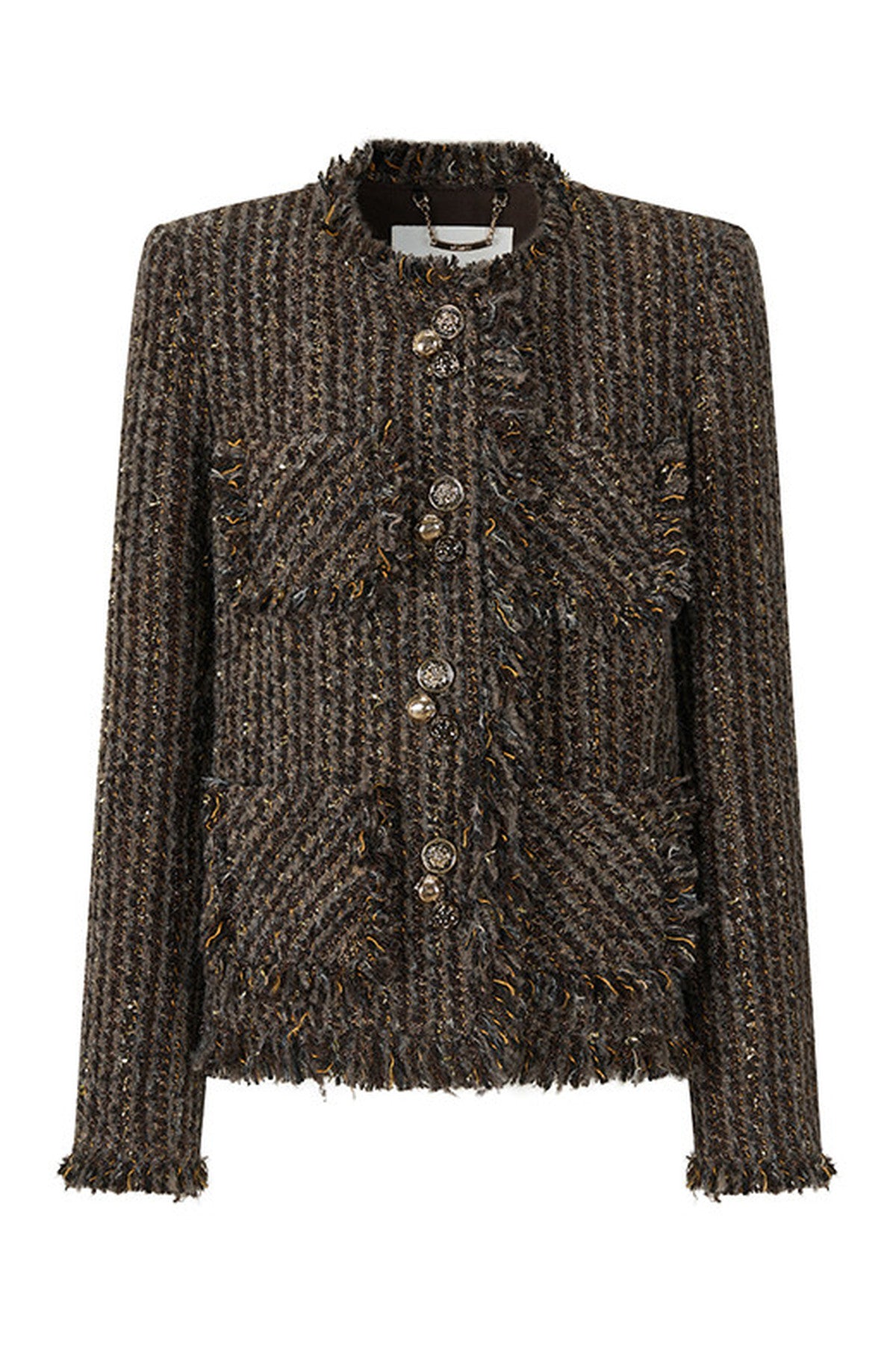 Four Pocket Brushed Wool Jacket