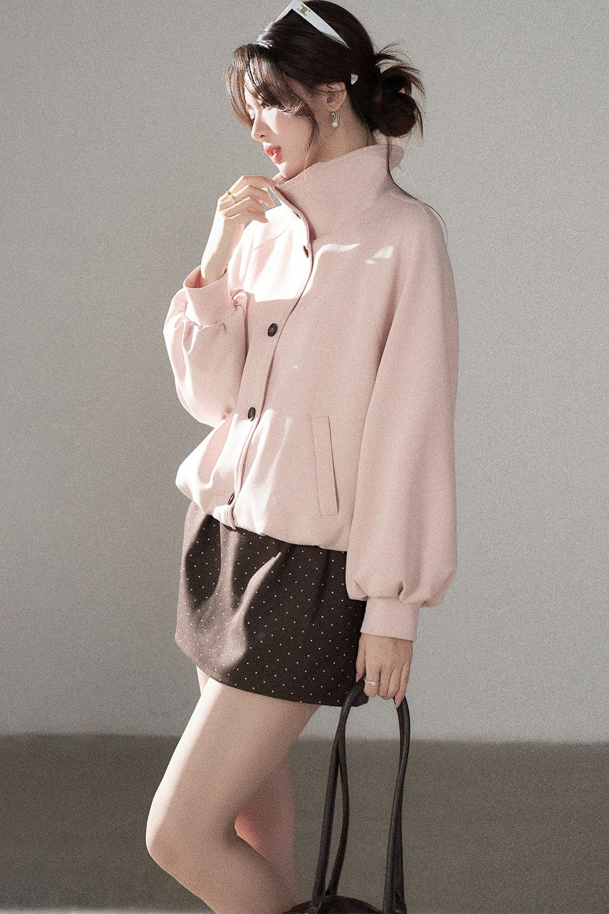 Short Two-Way Floral Jacket