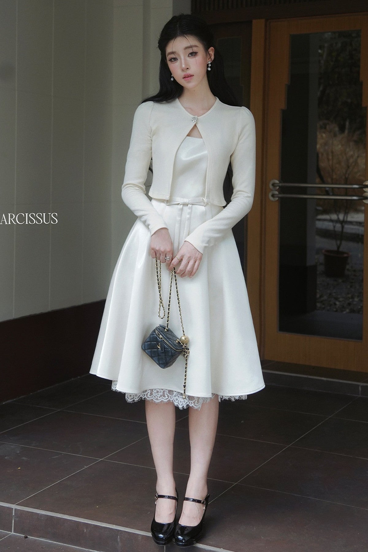 Long Sleeve Knitted Cardigan