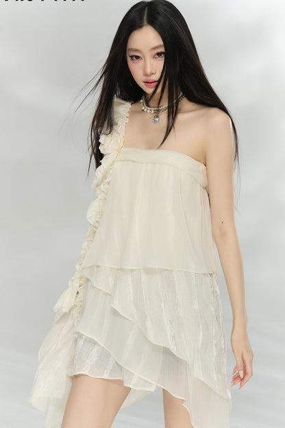 Three-Dimensional Rose Fishtail Dress