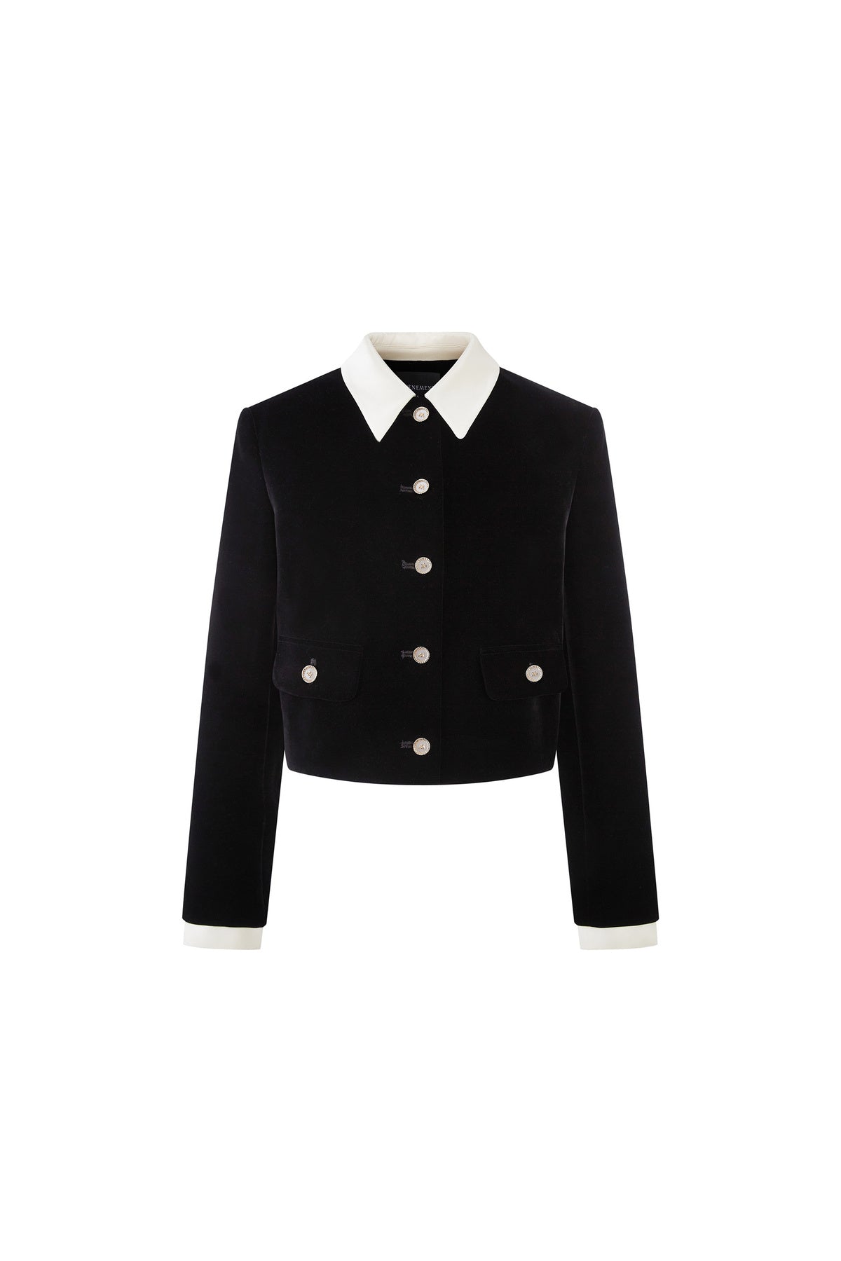 Short Velvet Jacket and Skirt Set-Up