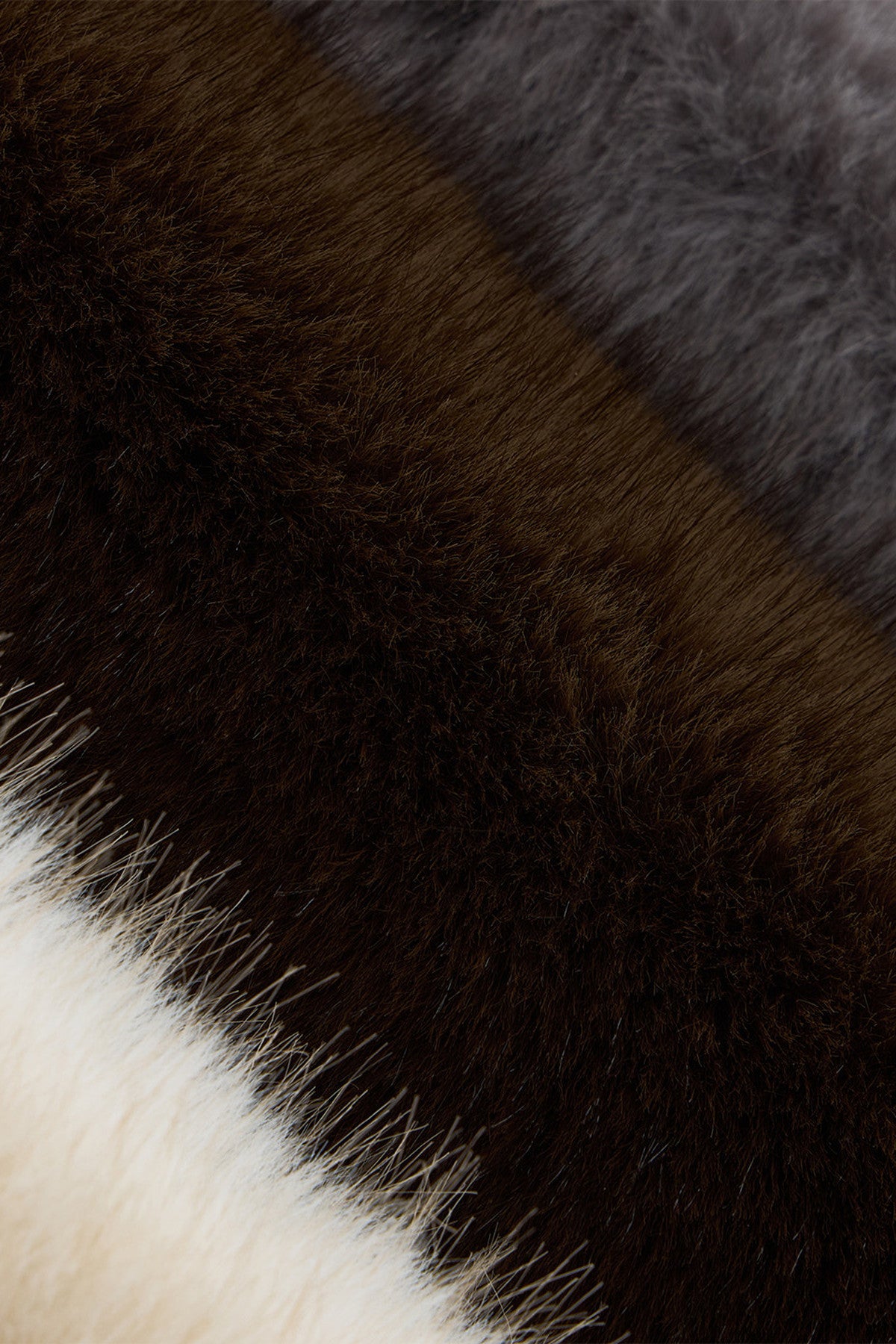 Faux Fox Fur Neck Warmer With Bow