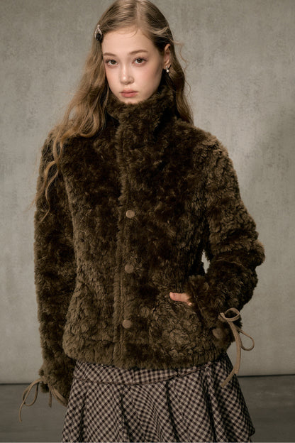 Reversible Suede Lamb Wool Jacket