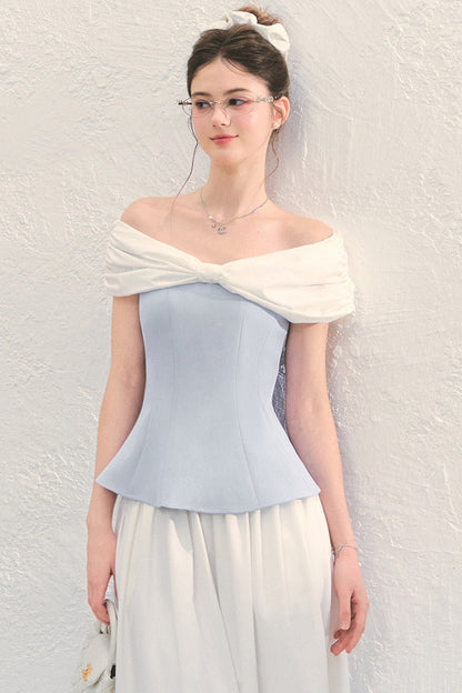 Off-Shoulder Peplum Top