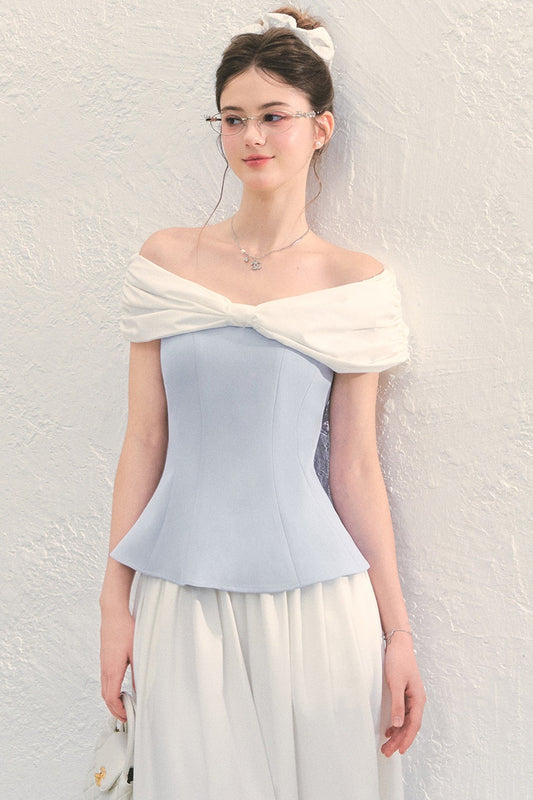 Off-Shoulder Peplum Top