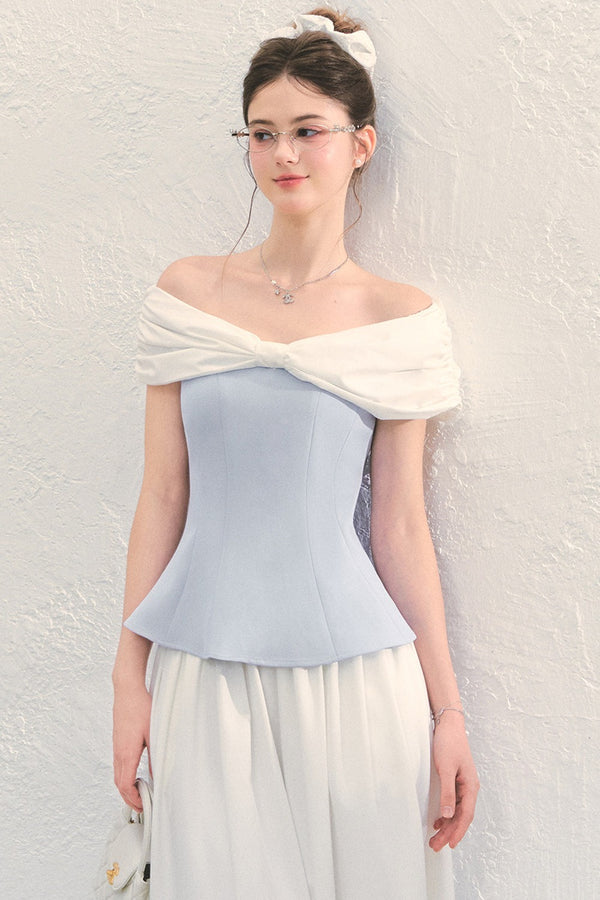 Off-Shoulder Peplum Top