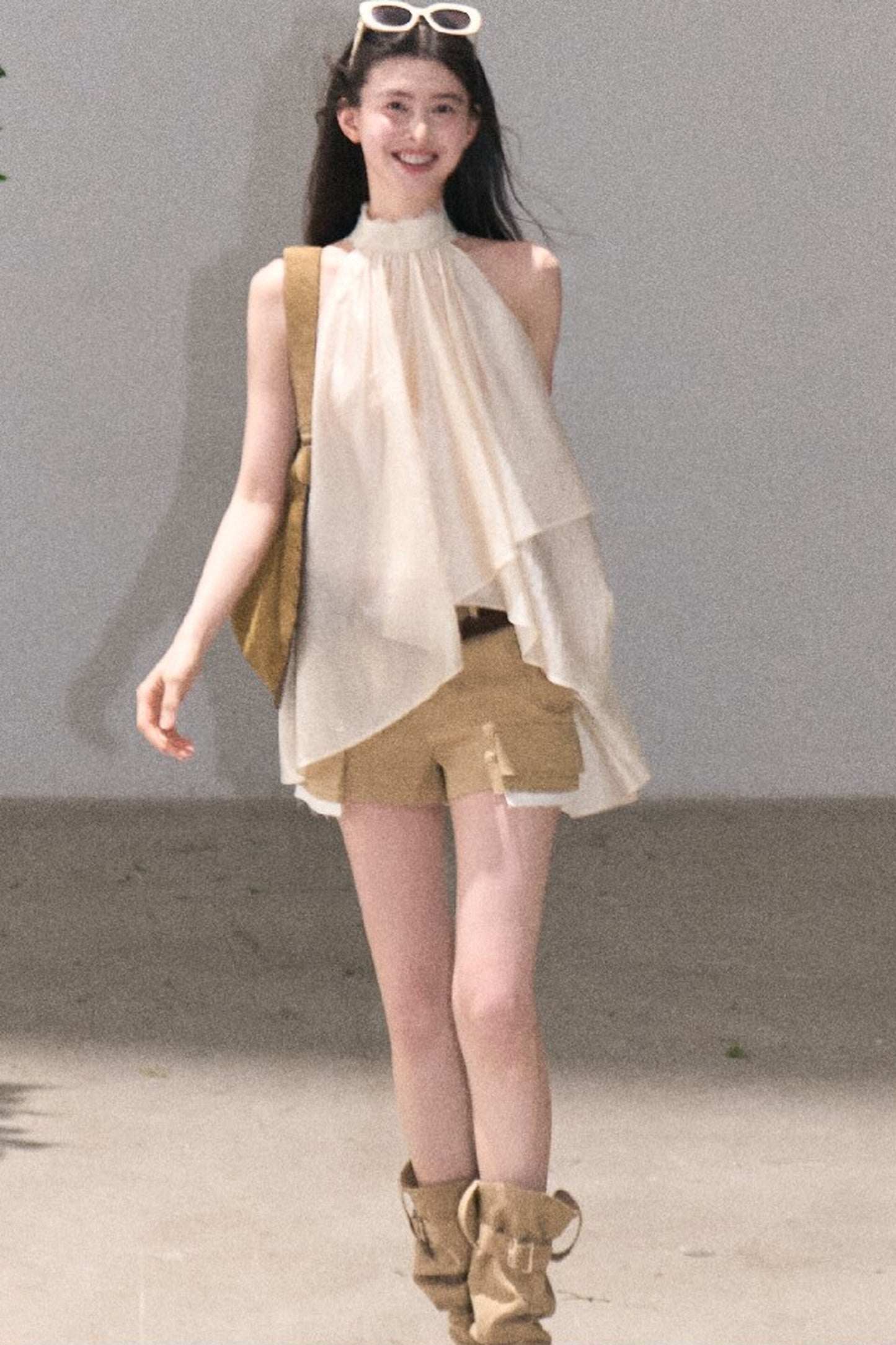Gilet in pizzo dolce sole