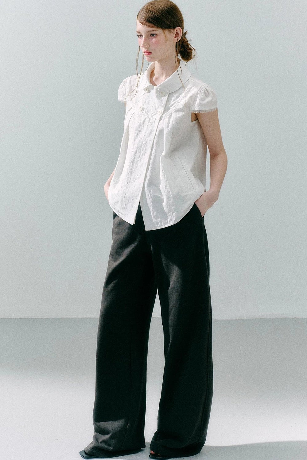 Straight Leg Cotton Sweatpants