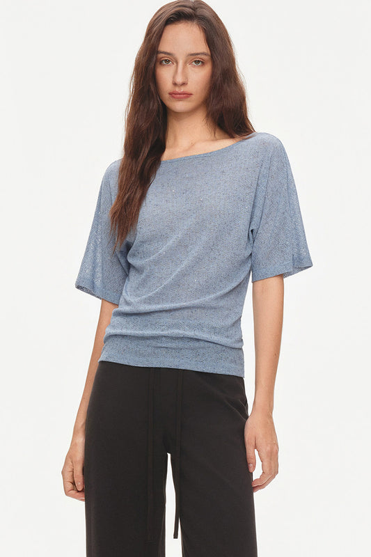 Raglan Batwing Knit Top