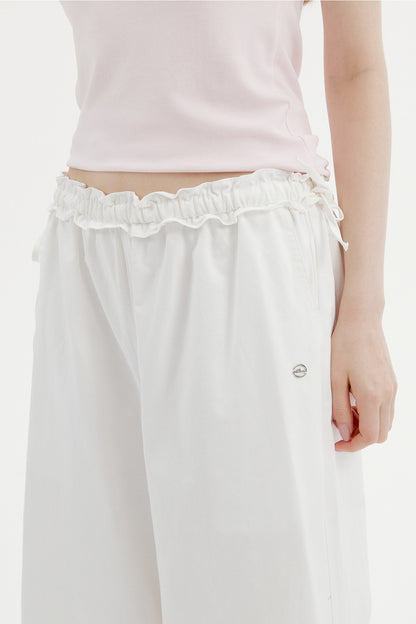 Pleated Drape Cargo Pants
