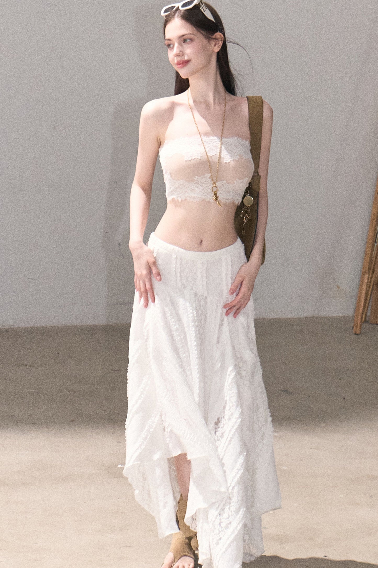 Uncut Time Draped Skirt