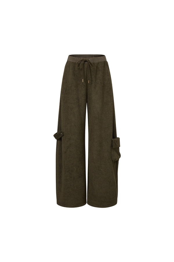 Detachable Fur Hood Jacket and Pants Set-Up