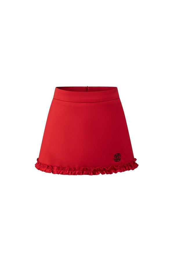 High-Waisted A-Line Skirt