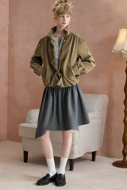Crinkled Pleated Jacket